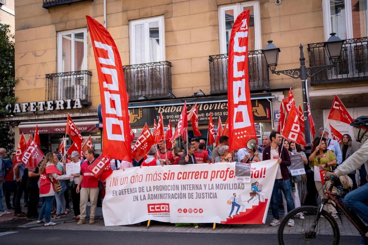 Concentración frente al Ministerio de Justicia