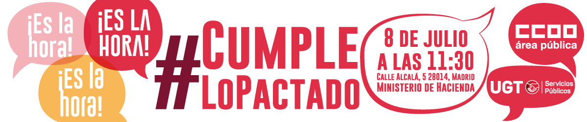 Cumple lo pactado