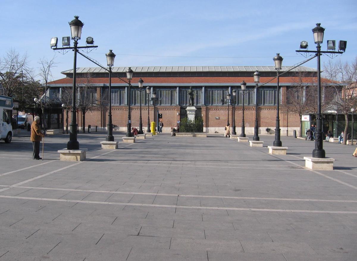Plaza de la Constitución de Aranjuez, lugar en el que tendrá lugar la concentración convocada para este martes, 2 de marzo de 2022.