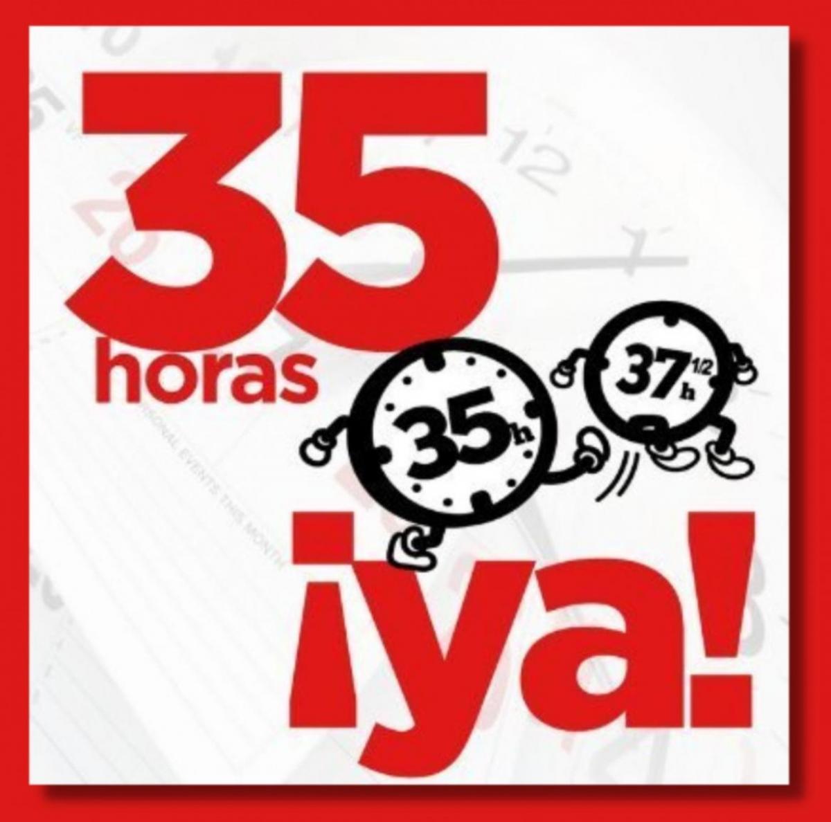 CCOO continúa reclamando las 35 horas