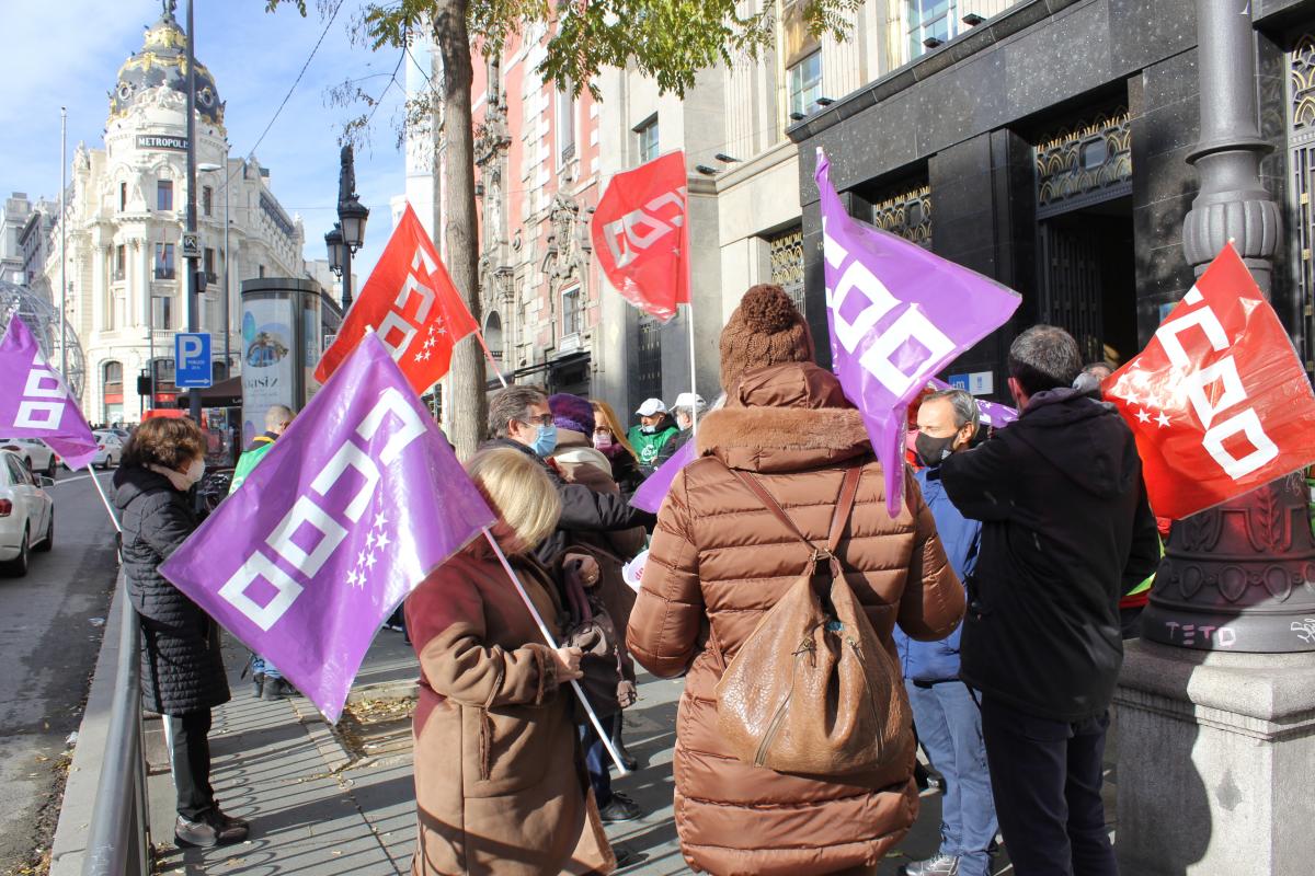 Concentracin por la estabilizacin del empleo en el Ayuntamiento de Madrid