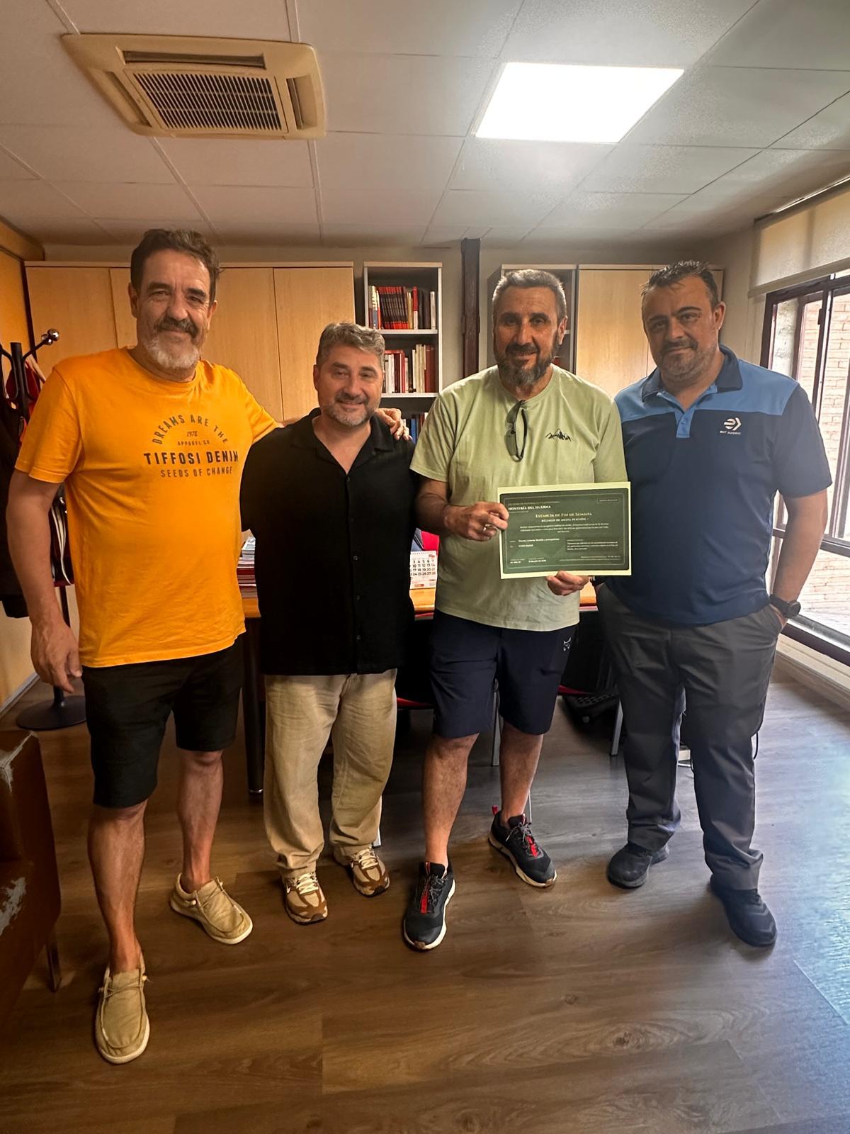 Entrega de premios del sorteo entre la afiliación de un fin de semana en la Hostería del Huerna 2026