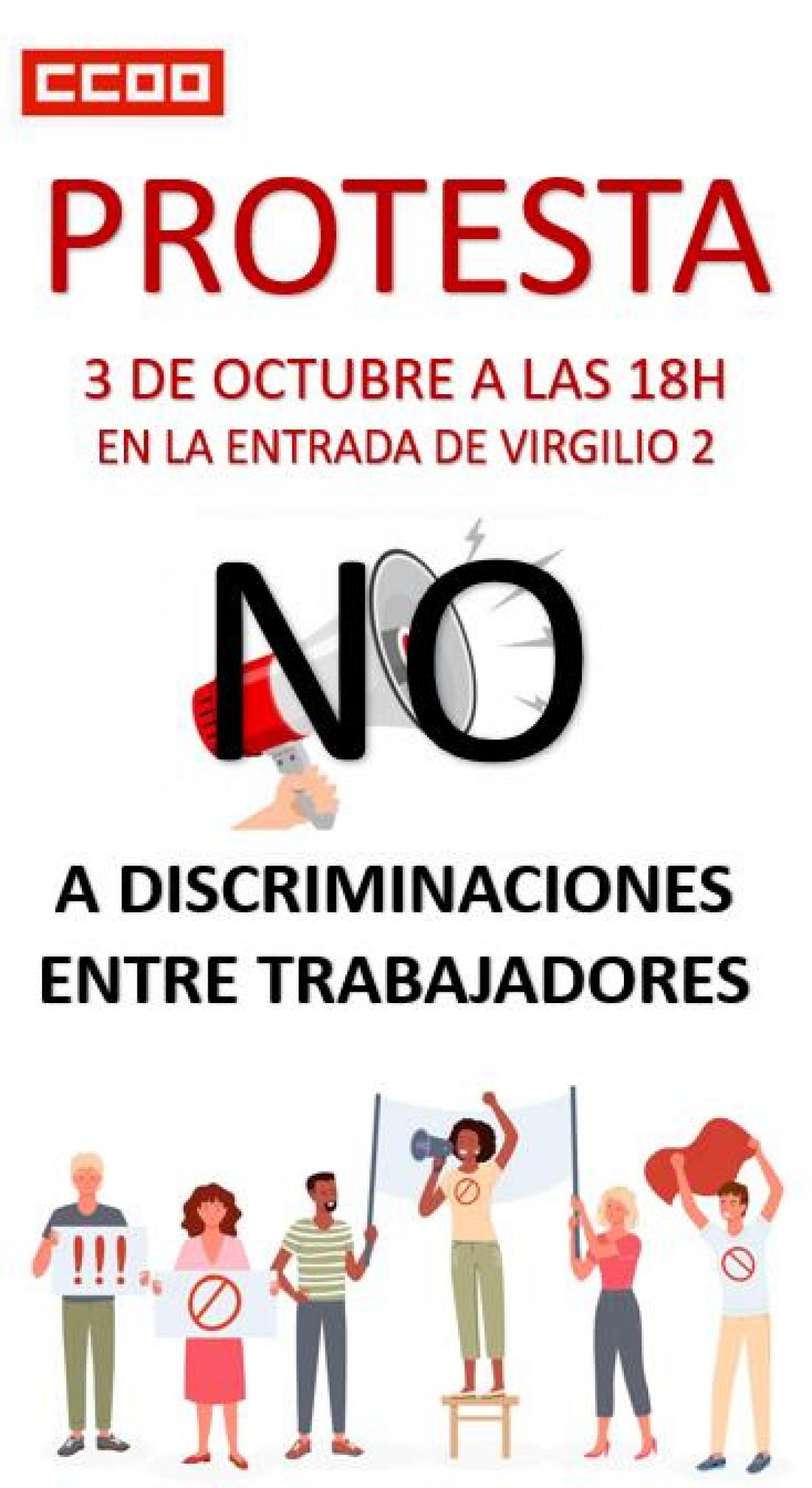 Cartel protesta 3 octubre