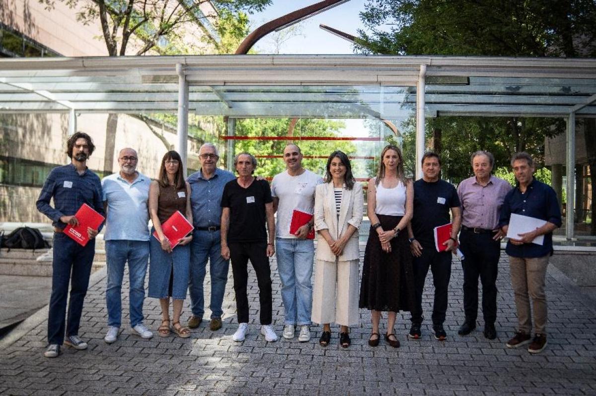 Registro de las firmas en la Asamblea de Madrid