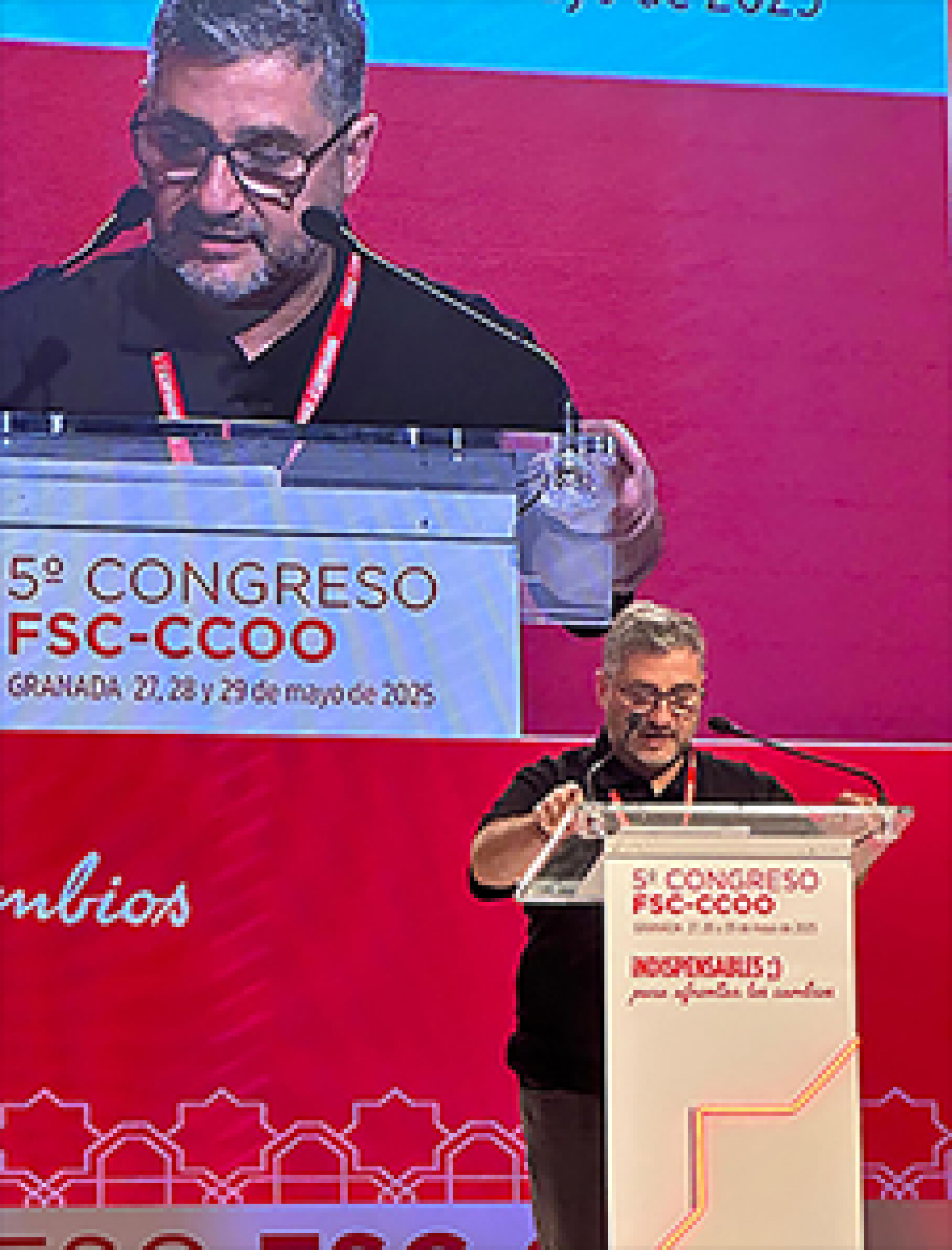 Intervencin del Secretario General FSC-Madrid, J. Ignacio Gonzlez Snchez