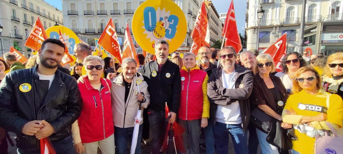 Concentración por las escuelas infantiles 0-3 en Madrid