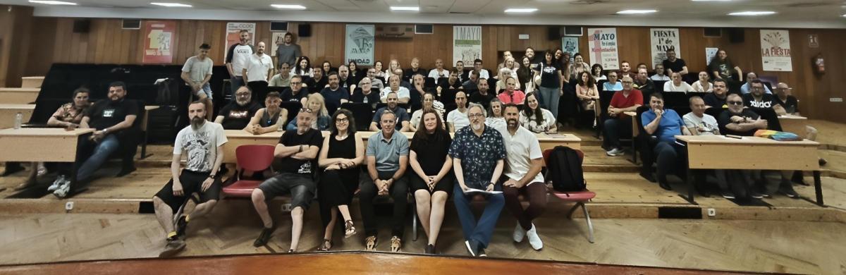 Asamblea de delegadas y delegados del sector papel, grficas y fotografa de CCOO de Madrid