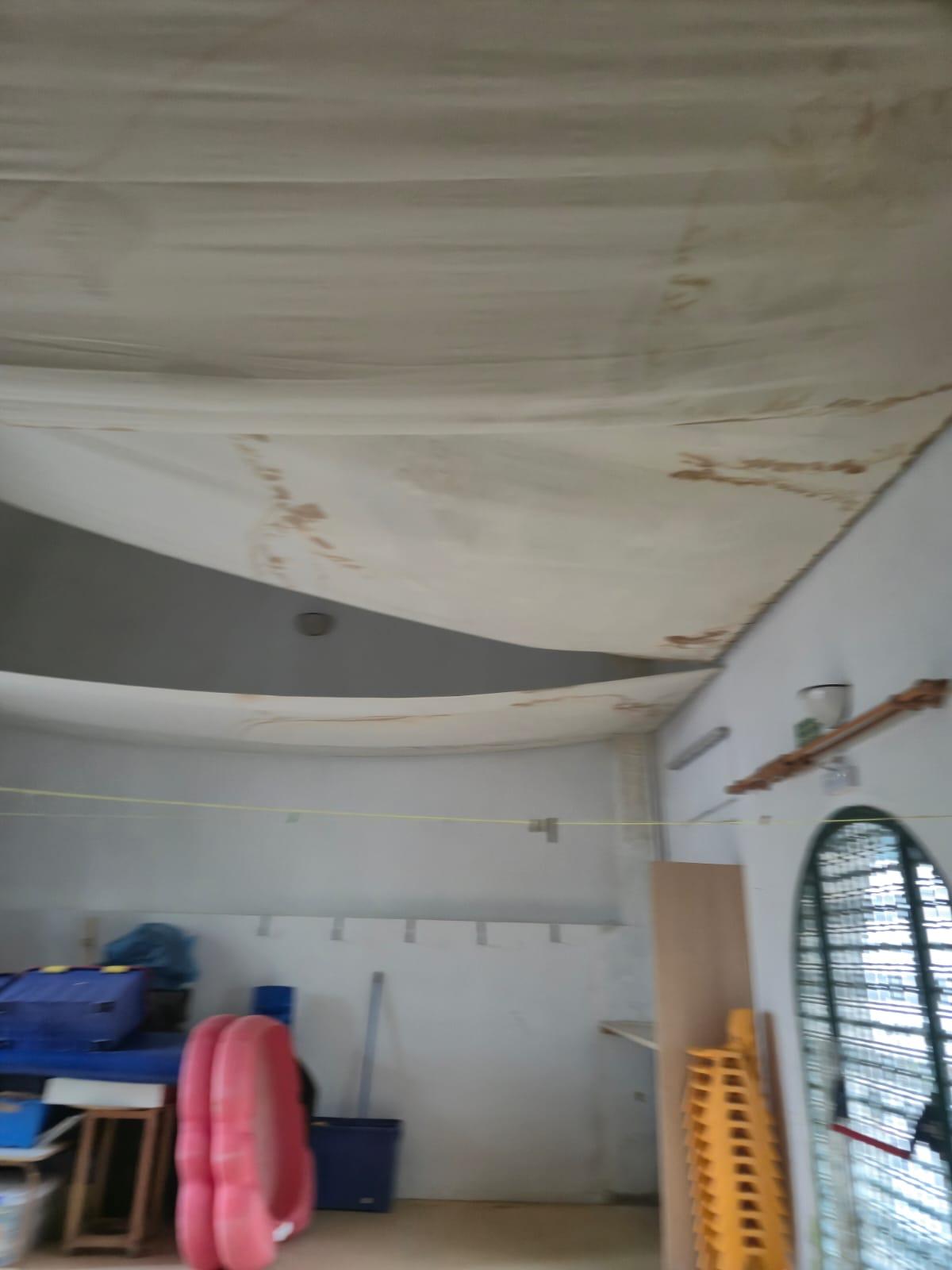 imagen del deterioro del aula