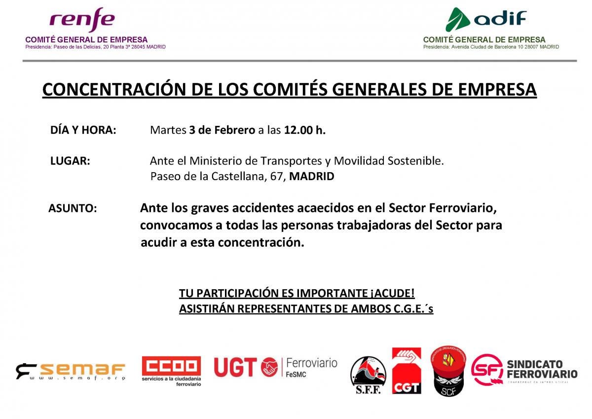 Concentración comités de empresa