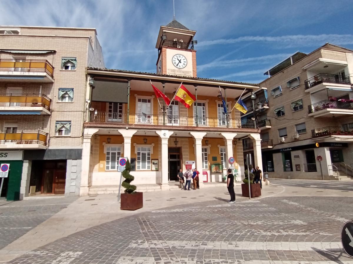 Vista del Ayuntamiento de Morata de Tajuña